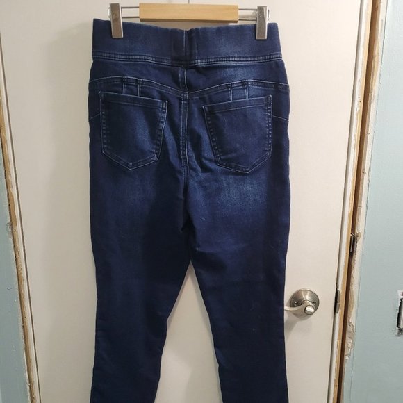 Small Ricki's Dark Wash Pull-On Jegging - Picture 4 of 7